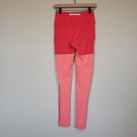 Gymshark X Nikki Blackketter  Season 2 Leggings in Red Coral Marl Womens Small - Picture 2 of 12